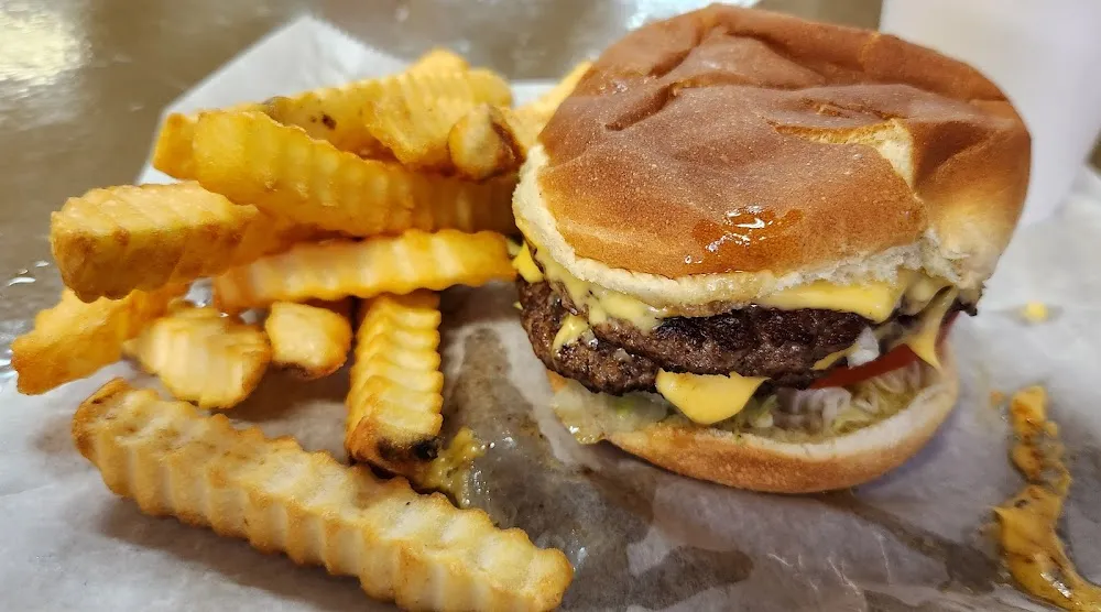 Double Cheeseburger with Fries
