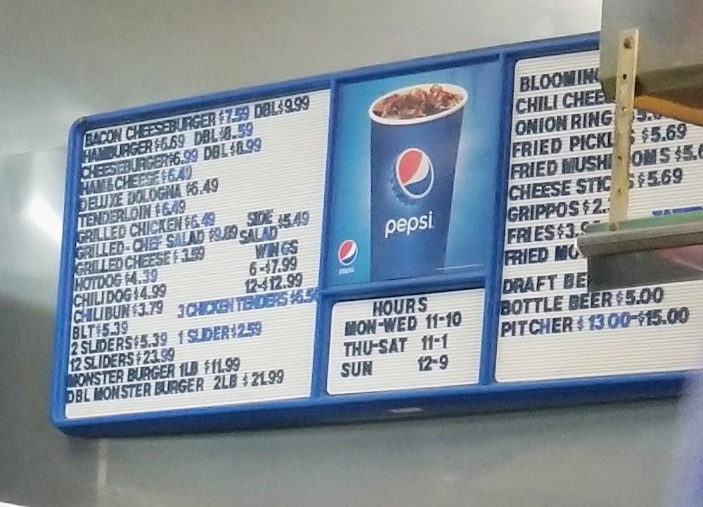 Pat's Snack Bar Menu image 2
